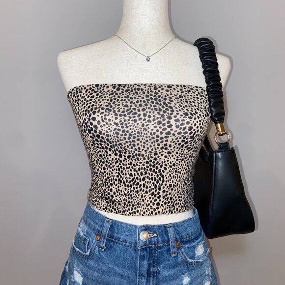 American Eagle Leopard Print Tube Top size S - Picture 1 of 5
